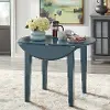 Bosley Blue Drop Leaf Dining Table