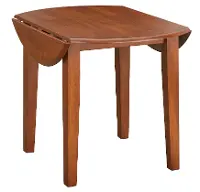 Bosley Walnut Drop Leaf Dining Table