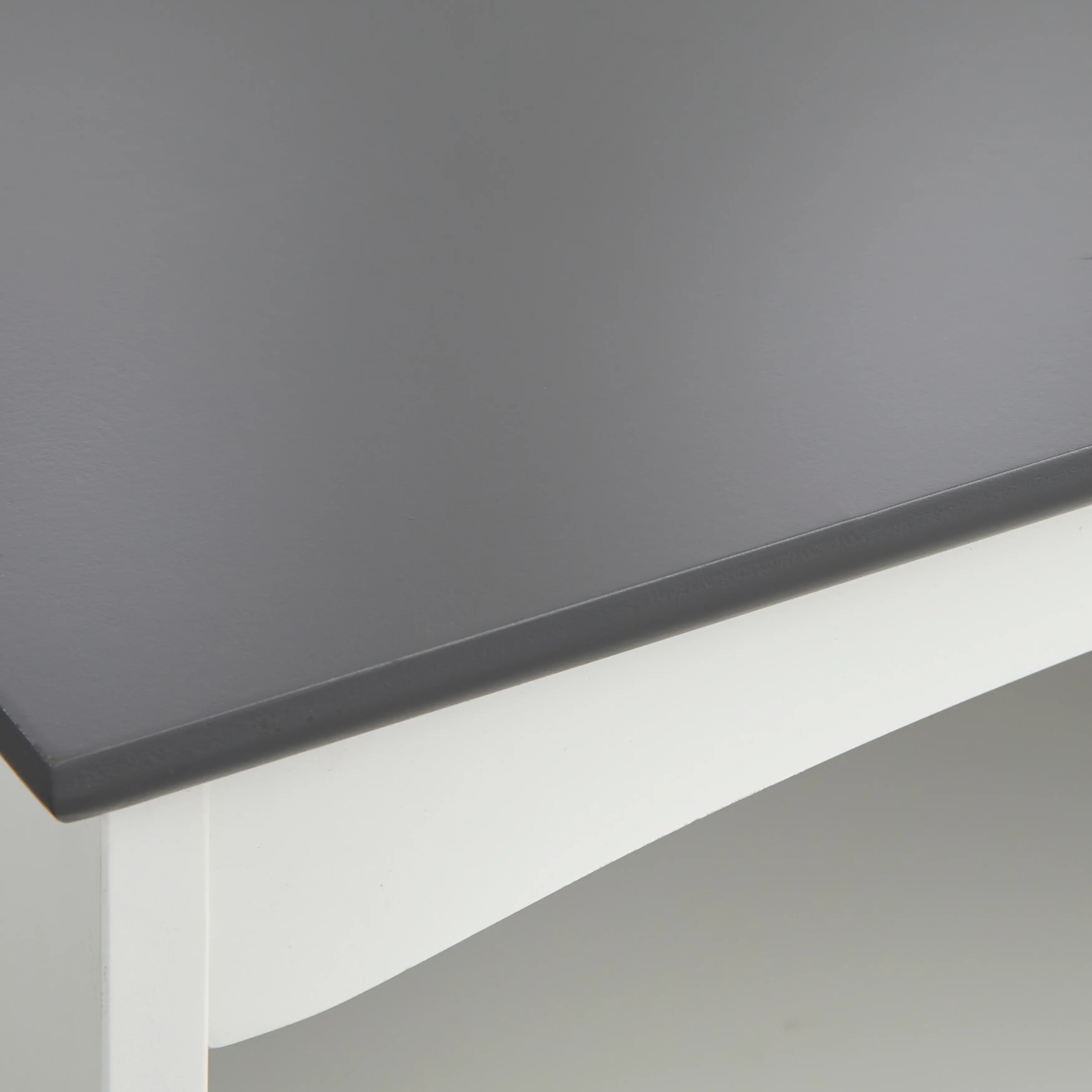 Dallin 31.5  White and Charcoal Bathroom Cabinet-4