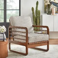 SYBIL ACCENT CHAIR BROWN