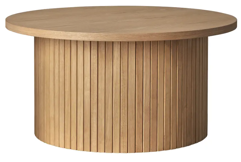 Drake Low Profile Light Oak Cocktail Table | RC Willey