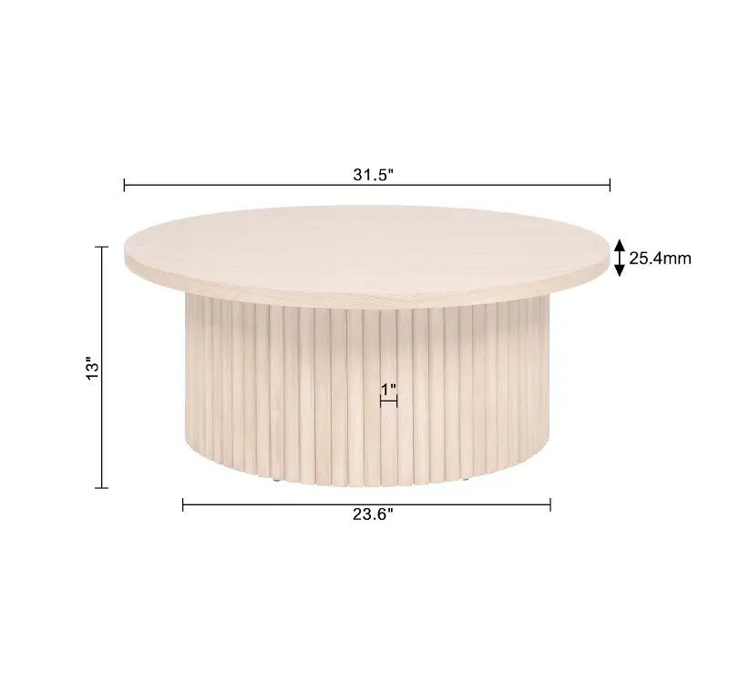 Drake Low Profile Light Oak Cocktail Table | RC Willey