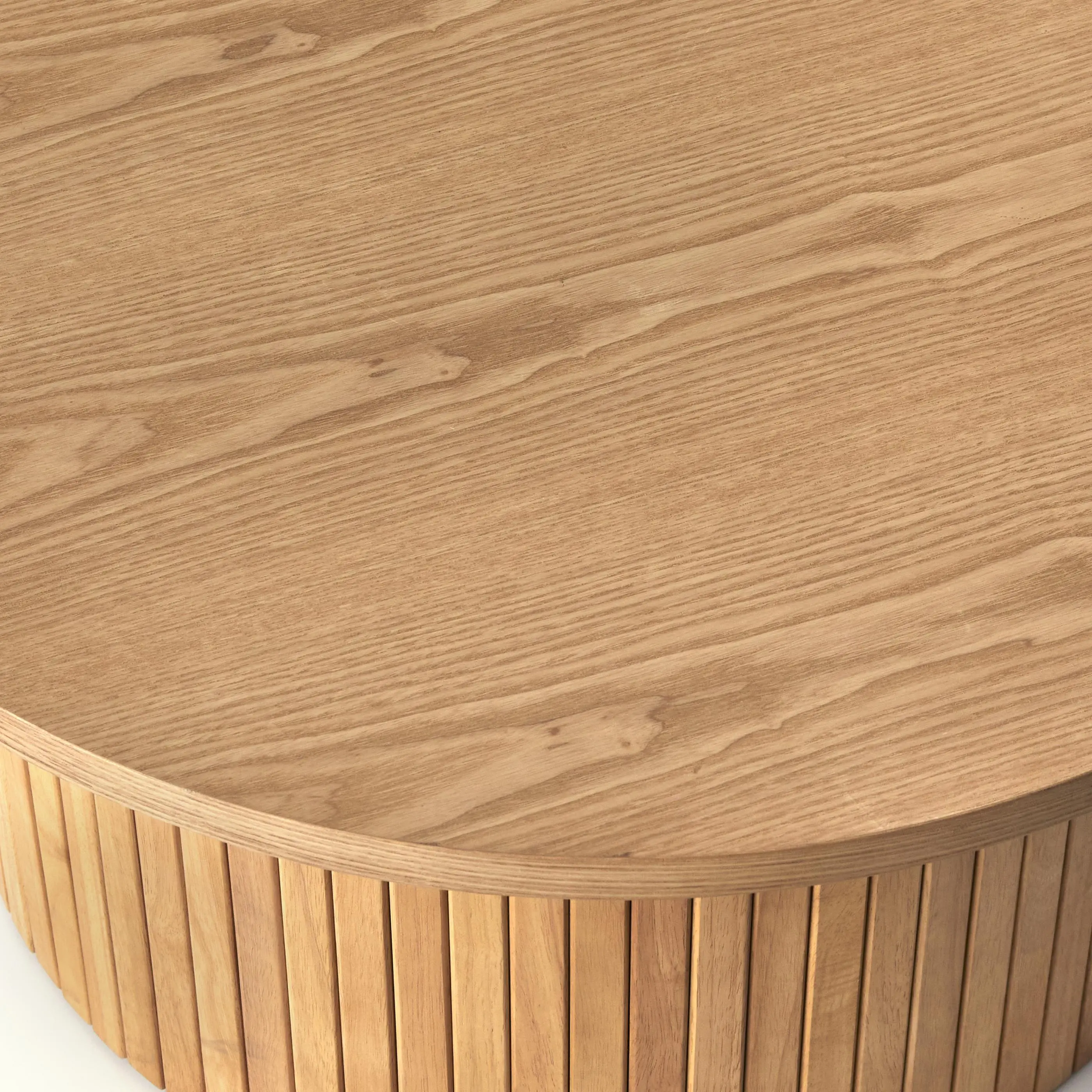 Drake Low Profile Light Oak Coffee Table-3