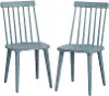 Alana Blue Dining Chair, Set of 2