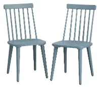 Alana Blue Dining Chair, Set of 2