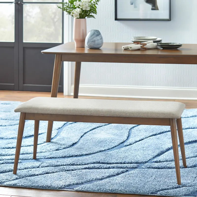 Darcy Walnut Dining Bench
