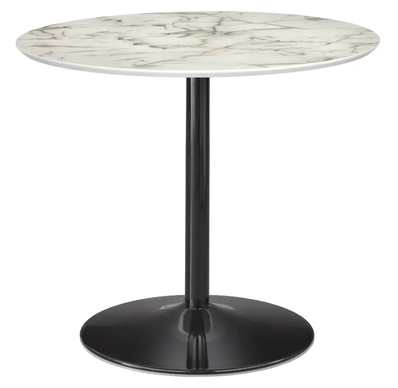 Pia White Marble Dining Table