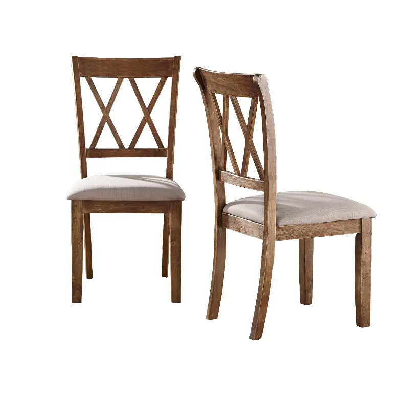 Paloma Brown Dining Chairs, Set of 2