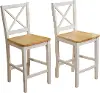 Theresa White Counter Stools, Set of 2