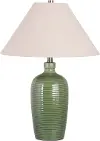 Verdant Green Ceramic Table Lamp