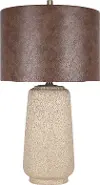 Rustic Harmony Natural Rock Table Lamp
