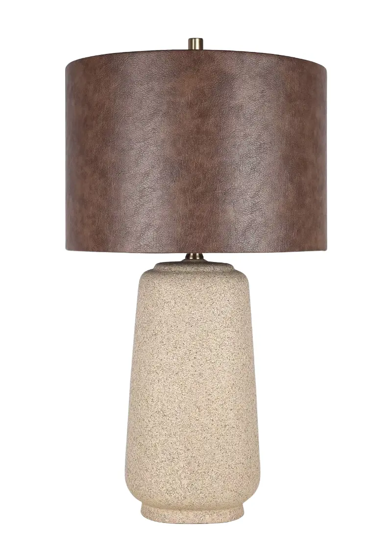 Rustic Harmony Natural Rock Table Lamp
