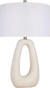 Serenity Loop White Table Lamp