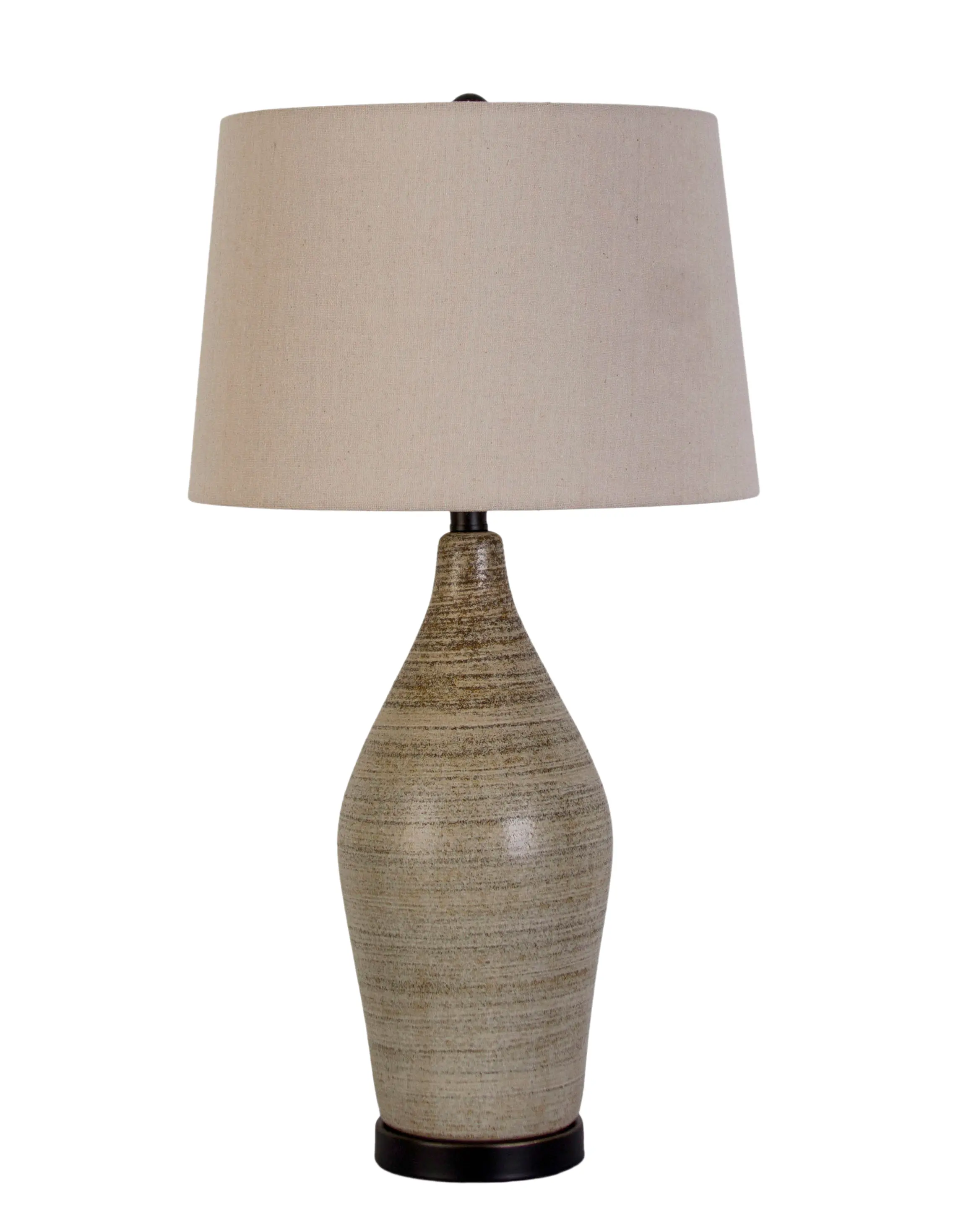 Serene Stone Ceramic Table Lamp-1