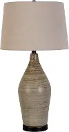 Serene Stone Ceramic Table Lamp
