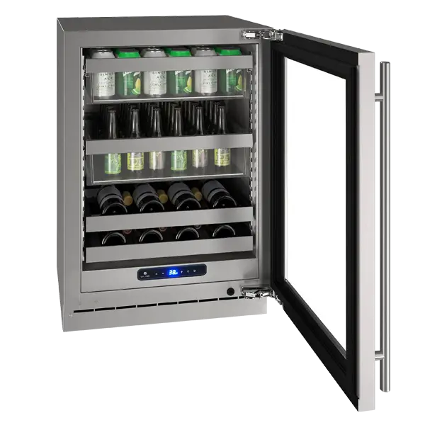UHBV024-SG01A U-Line 24  Beverage Refrigerator - Stainless Steel-3