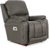 10X530/RW/BL211758 Greyson Coal Gray Power Rocker Recliner with Headrest and Lumbar