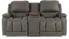 X49530/W2/CM/BL211758 Greyson Coal Gray Power Reclining Loveseat with Headrest and Lumbar
