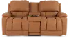 X49530/W2/CM/BL211773 Greyson Butternut Power Reclining Loveseat with Headrest and Lumbar