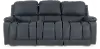 X44530/W2/BL211786 Greyson Blue Power Reclining Sofa with Headrest and Lumbar