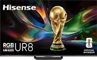 Hisense 65  Class UR8 Series RGB MiniLED 4K Google Smart TV