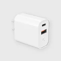 Caseco White Pulse Dual Port 30W Wall Charger