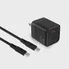 Caseco Black GaN 30W USB-C Foldable Wall Charger