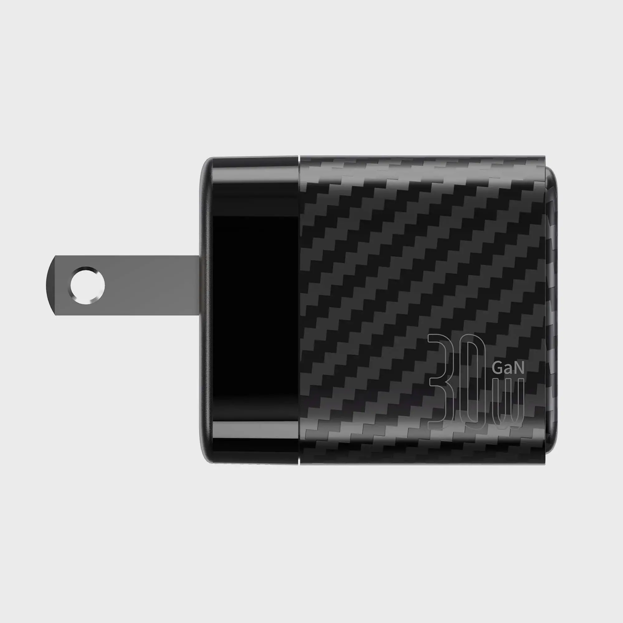 Caseco Black GaN 30W USB-C Foldable Wall Charger-4