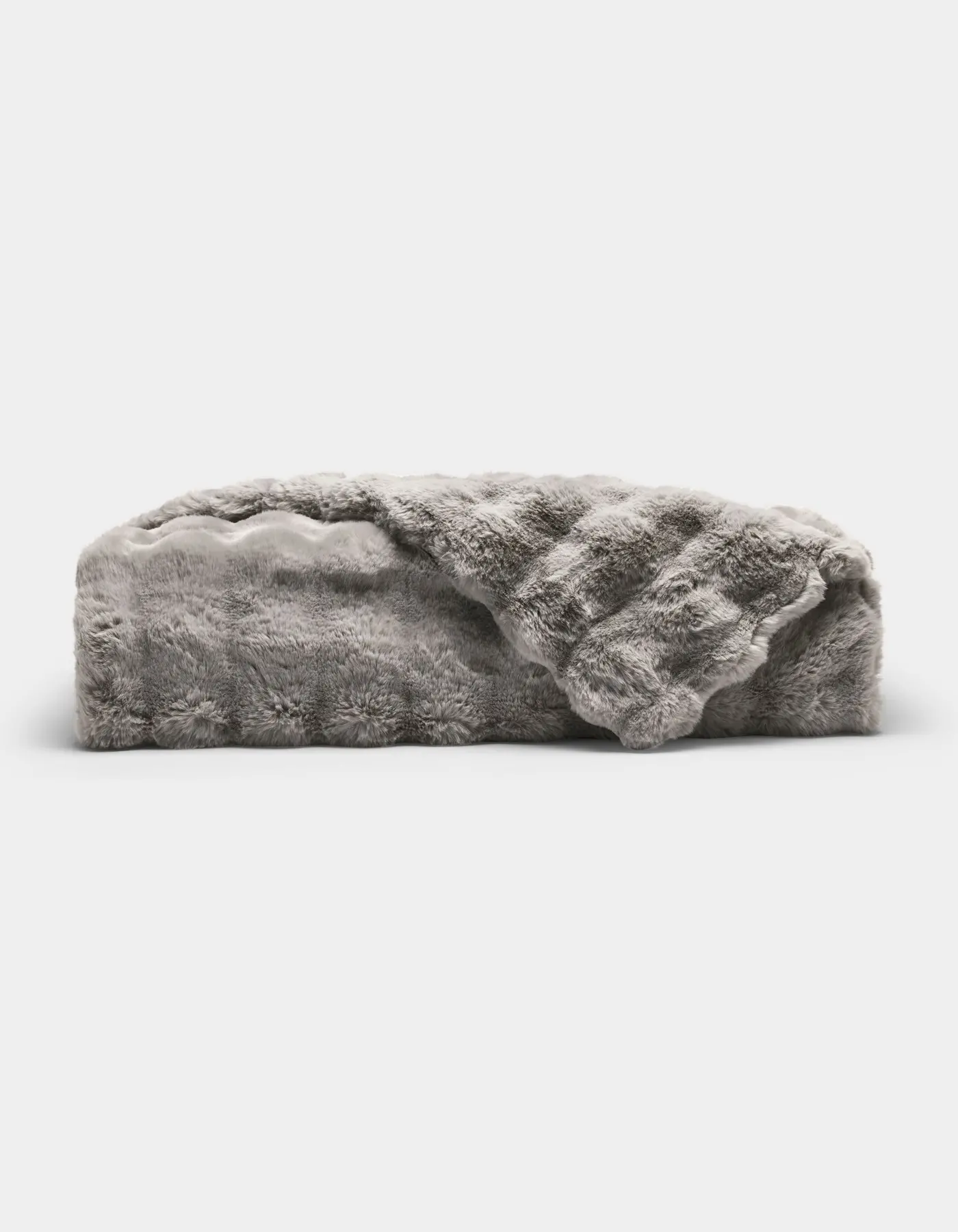 Bubble Cuddle Gray Blanket-1