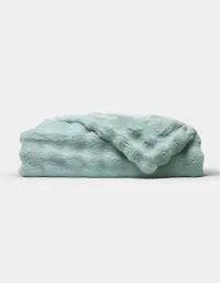 Bubble Cuddle Blue Blanket