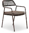 Rio Brown Patio Dining Chair