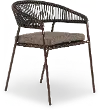 Skye Brown Patio Dining Chair