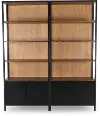 Marsden Black 2 Piece Bookcase Wall