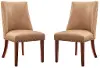 Auden Espresso Caramel Upholstered Dining Chair
