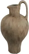 Earthy Rustic Vase with Handle