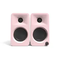 Kanto ORA Bluetooth Desktop Speakers - Pink, Set of 2