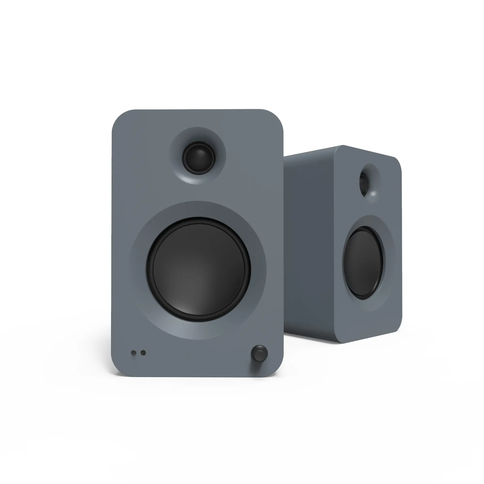 Kanto REN Bookshelf Speakers with Bluetooth - Matte Gray, Set of 2-2