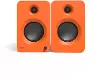 Kanto REN Bookshelf Speakers with Bluetooth - Matte Orange, Set of 2