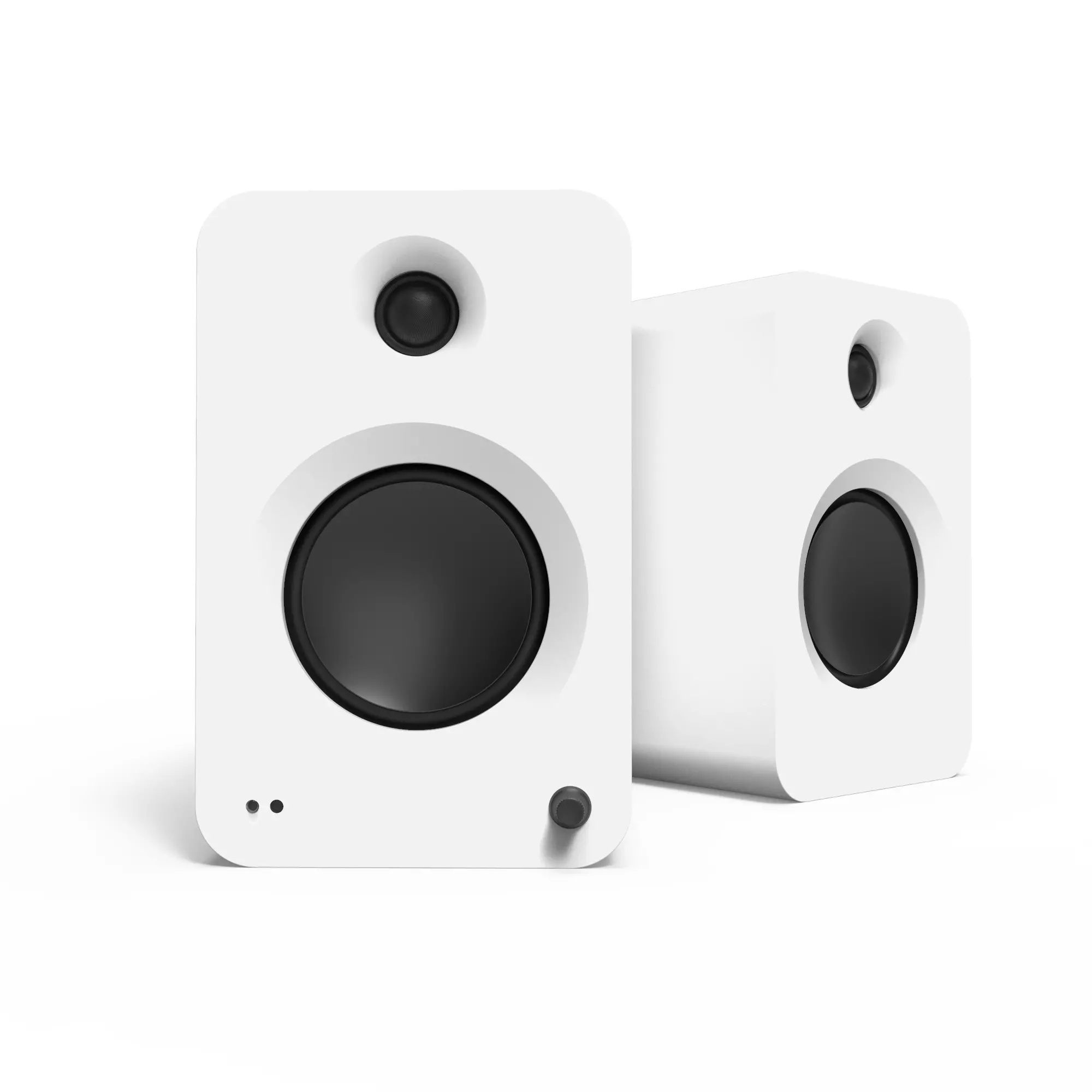 Kanto REN Bookshelf Speakers with Bluetooth - Matte White, Set of 2-1
