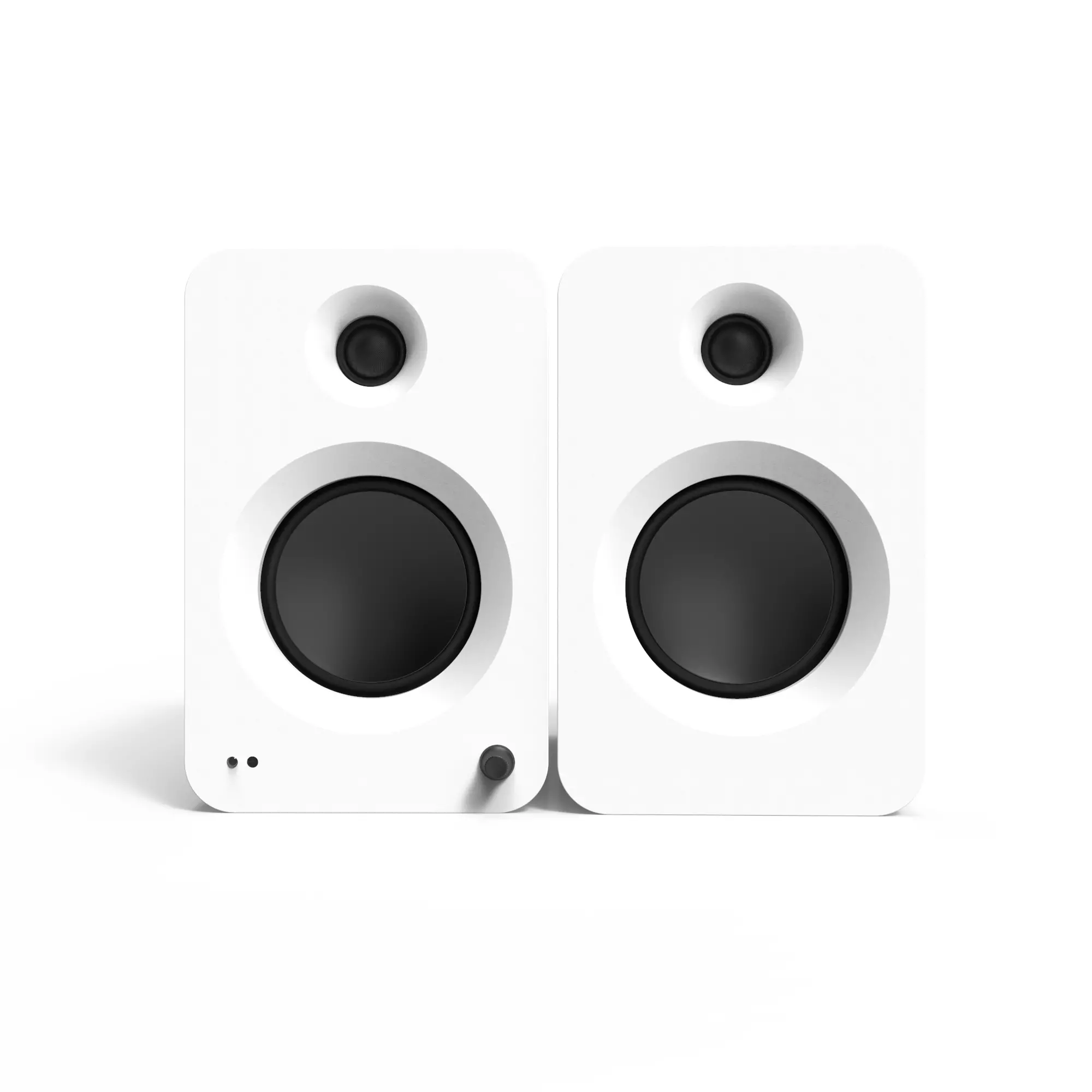 Kanto REN Bookshelf Speakers with Bluetooth - Matte White, Set of 2-2