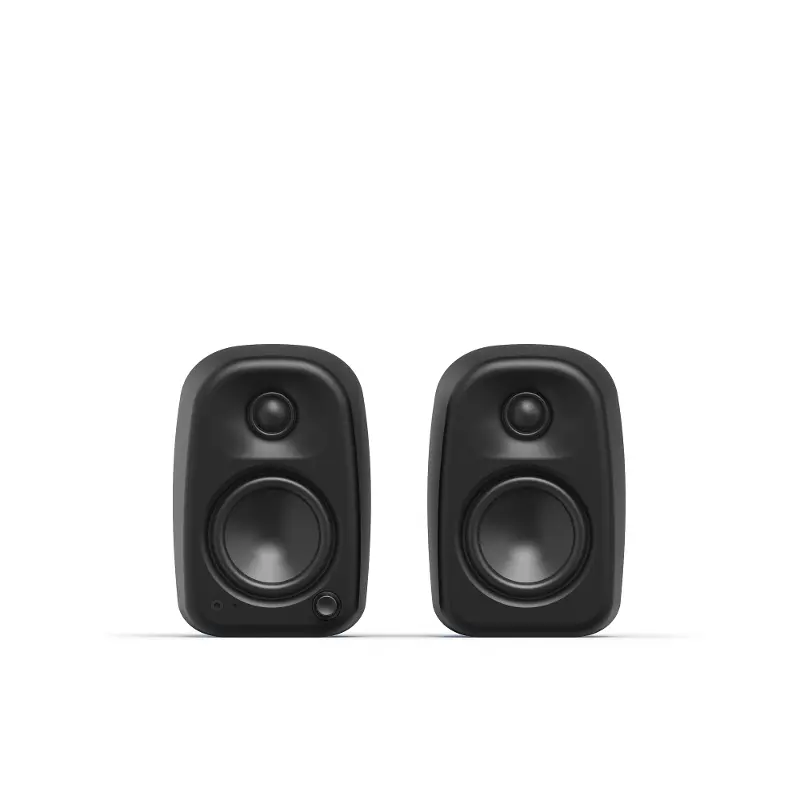 Kanto UKI Bluetooth Desktop Speakers – Onyx, Set of 2