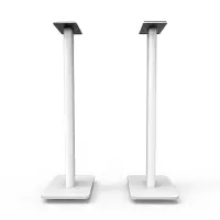 Kanto 32  Bookshelf Speaker Swiveling Floor Stands - White, Set of 2