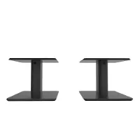 Kanto 6  Universal Desktop Speaker Stands with Cable Management - Black, Set of 2
