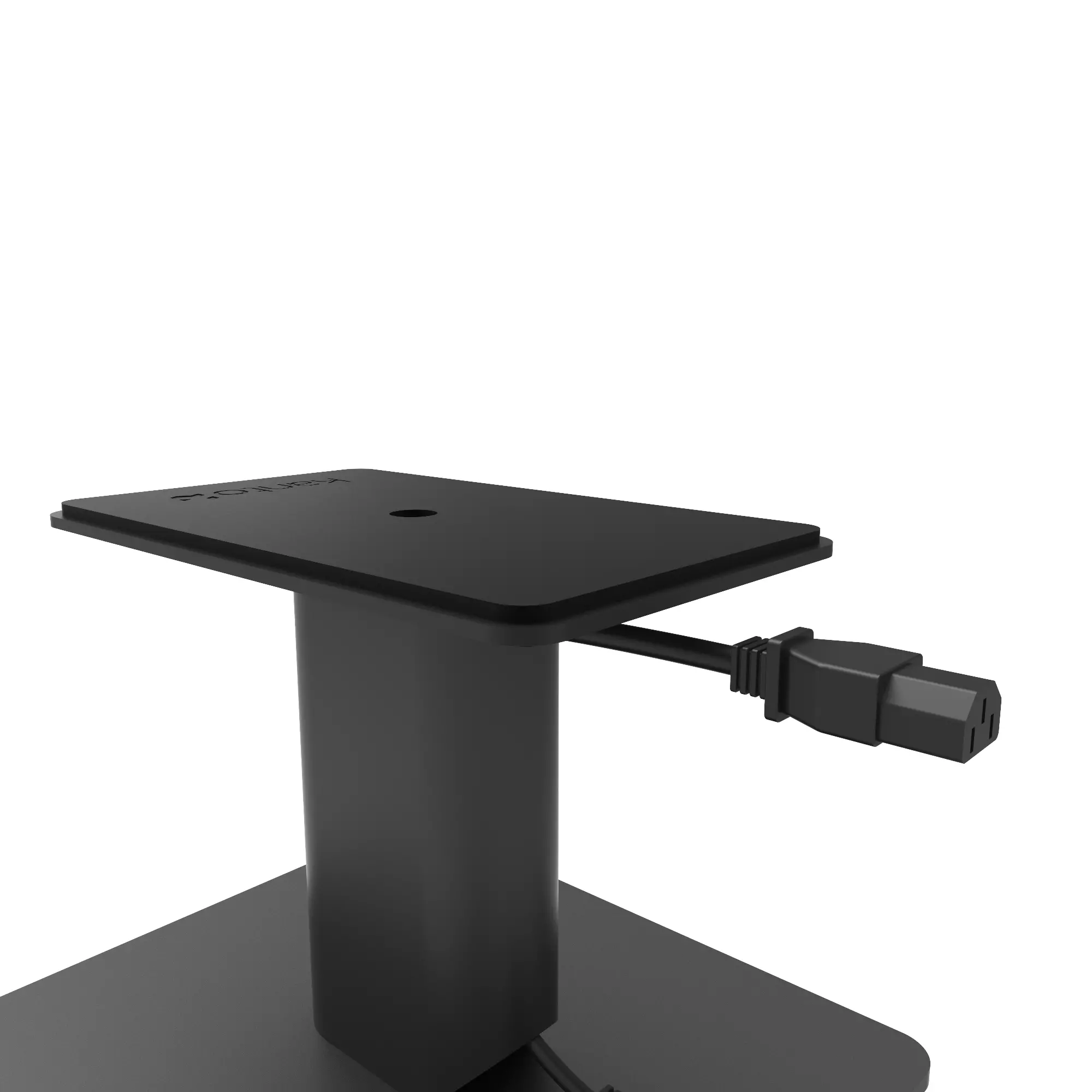 Kanto 6  Universal Desktop Speaker Stands with Cable Management - Black, Set of 2-6