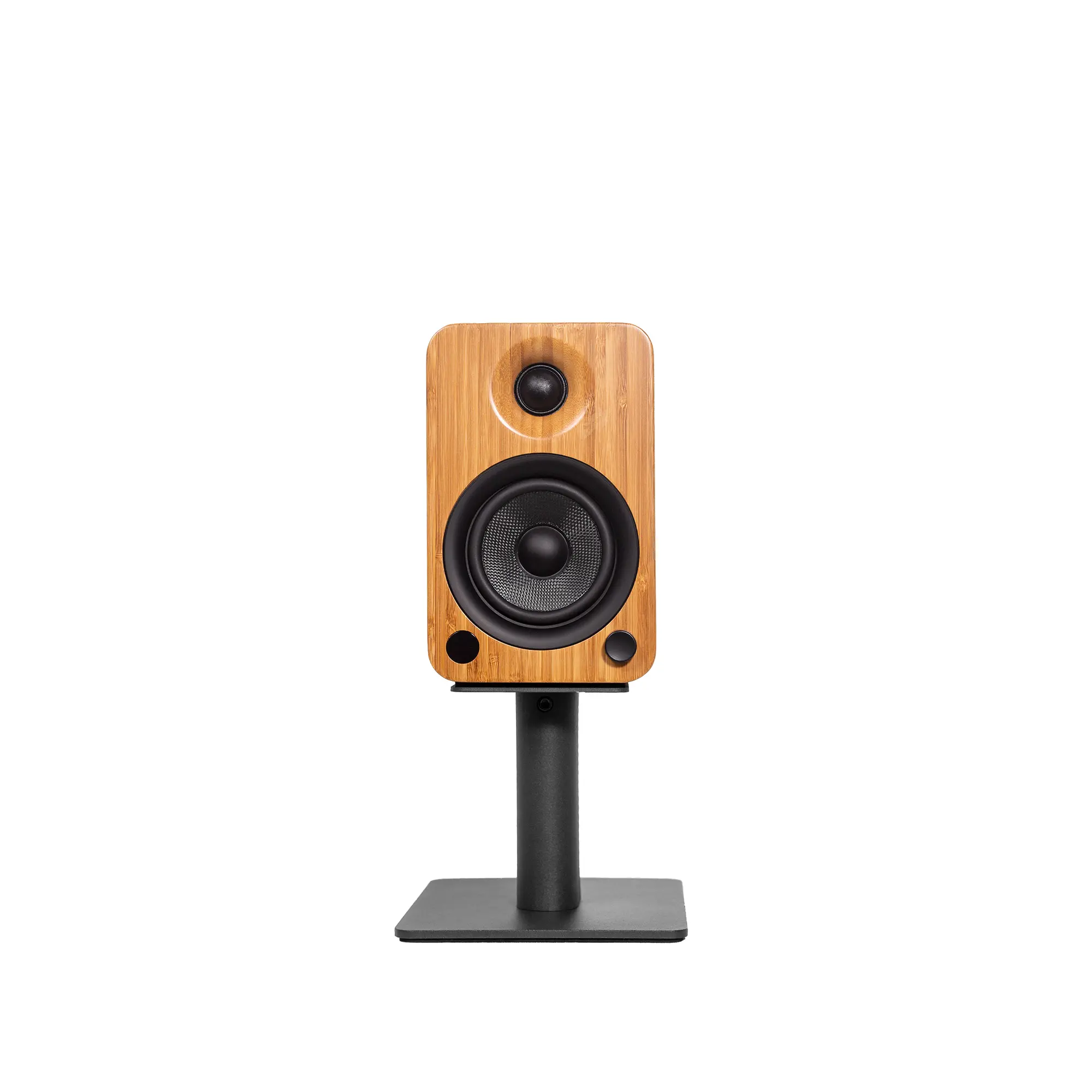 Kanto 6  Universal Desktop Speaker Stands with Cable Management - Black, Set of 2-9