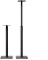 Kanto SPH Universal Height Adjustable Bookshelf Speaker Stands - Black, Set of 2