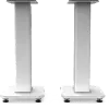 Kanto SX22 22  Fillable Speaker Stands with Isolation Feet - White, Set of 2