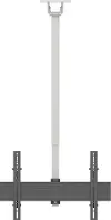 Kanto CM600 Height Adjustable Hanging Ceiling TV Mount for 37  - 70  TVs, White