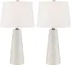 Muriel White Table Lamp Set