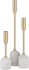 Marchesa Set Of 3 Tapered Candle Holder